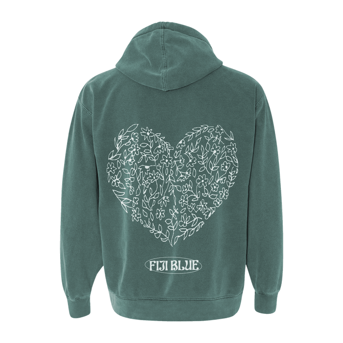 I Loved You, What Happened? Green Hoodie Back