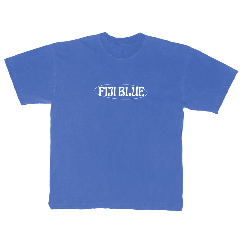 Fiji Blue Flo Blue Tee Front